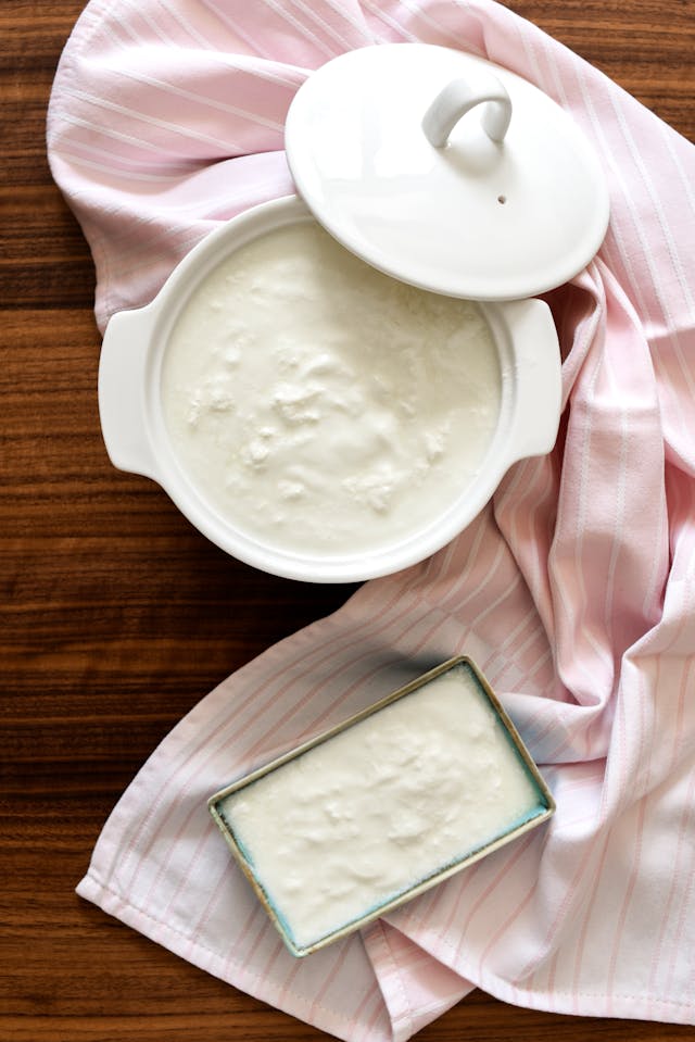 hick yogurt used for making creamy sweet lassi